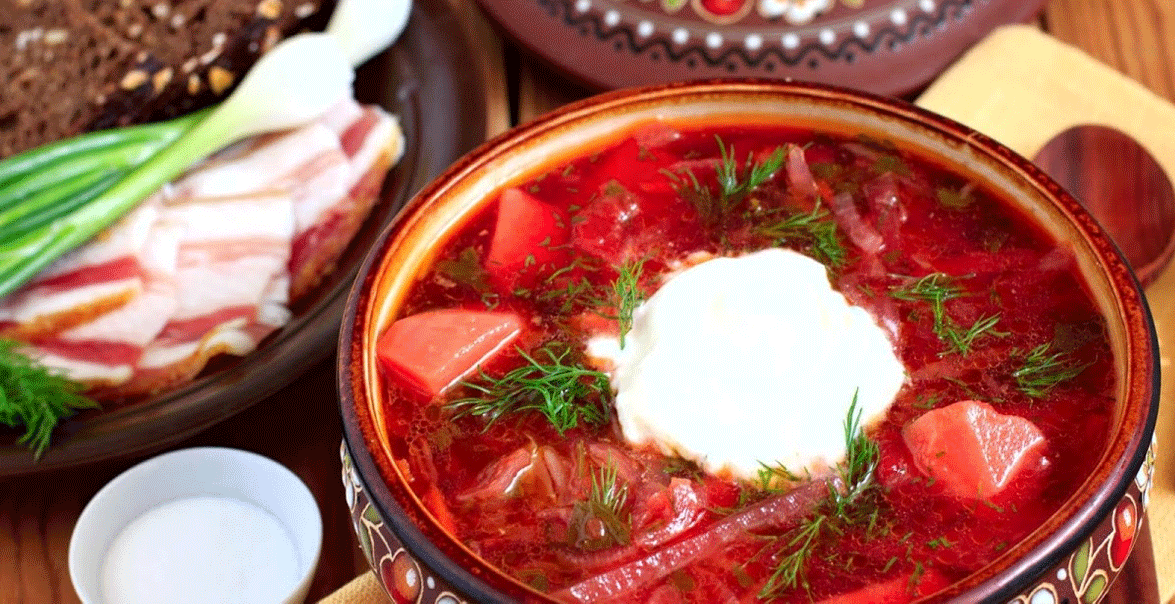 El borsch, alma eslava en un plato